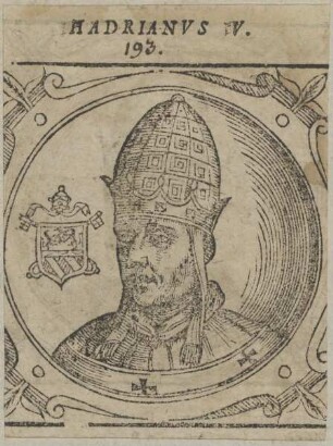Bildnis von Papst Hadrianus V.