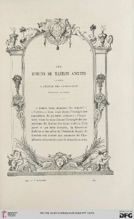 2. Pér. 19.1879: Les dessins de maîtres anciens exposés à l'École des Beaux-Arts, 1