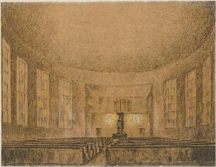 Billing, Hermann; Rheinfelden (Baden-Württemberg); Ev. Kirche - Innenraumperspektive