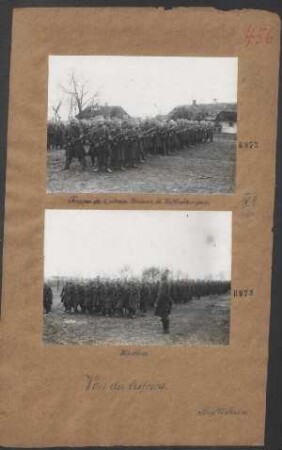 Truppen der 1. ukrain. Division bei Waffenübungen