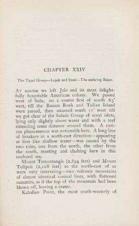 Chapter XXIV. The Tapul Group. - ...