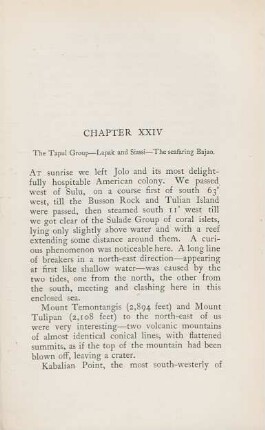 Chapter XXIV. The Tapul Group. - ...
