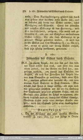 §. 181. Feinmachen des Silbers durch Salpeter