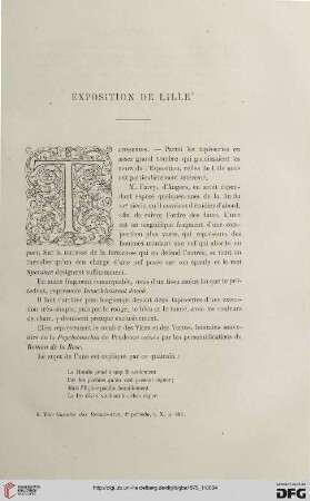 2. Pér. 11.1875: Exposition de Lille, [1]