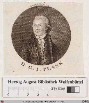 Bildnis Gottlieb Jacob Planck
