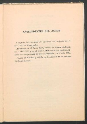 Antecedentes del autor
