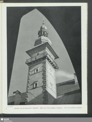Südlicher Turm des Landhauses in Klagenfurt