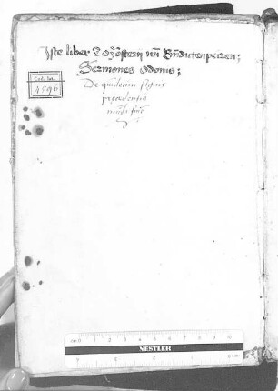 Sermones de tempore - BSB Clm 4596