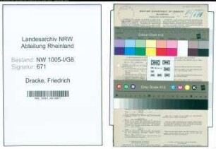 Entnazifizierung Friedrich Dracke , geb. 13.12.1909 (Postfacharbeiter)