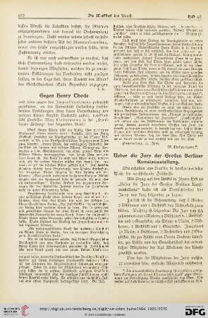 4: Gegen Henry Thode