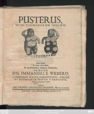 Pusterus, Vetus Germanorum Idolum
