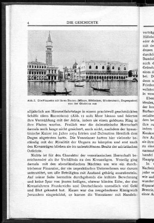 Abb. 2. DiePiazzetta mit ihren Bauten (Münze, Bibliothek, Glockenturm, Dogenpalast) von der Giudecca aus