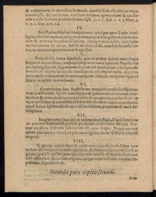 Secunda pars capitis secundi.