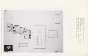 Aquarium, Düsseldorf-Düsseltal (Diplomarbeit bei Peter Poelzig): Grundriss Obergeschoss 1:200