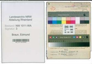 Entnazifizierung Edmund Braun , geb. 13.12.1901 (Staedtischer Angestellter)