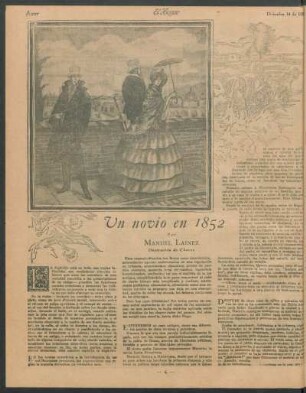 Un novio en 1852