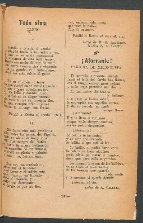 Toda alma : Tango