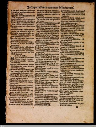 Interpretationes nominum hebraicorum