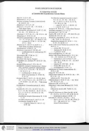 Index conceptuum et rerum