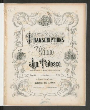 Transcriptions : pour piano : Oeuv. 56, livr. 3