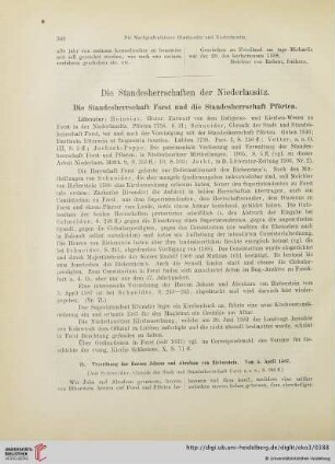 Die Standesherrschaften der Niederlausitz