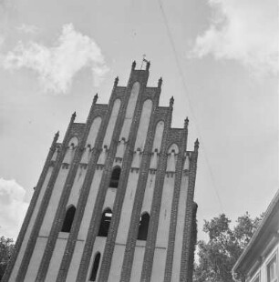 Stargarder Tor in Neubrandenburg, Stadtseite
