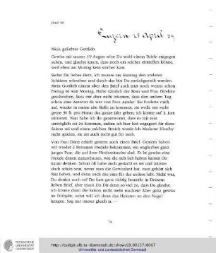 Brief 48, 25.04.1889