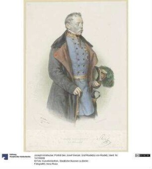 Porträt des Josef Wenzel, Graf Radetzky von Radetz