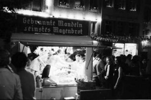 Freiburg: Grünwälderstraße, Gerberau; Fest an der Stadtmauer