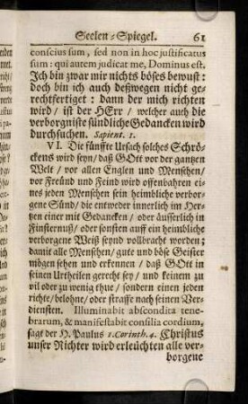 61-72, VI. Die fuenffte Ursach solches Schroeckens wird ...