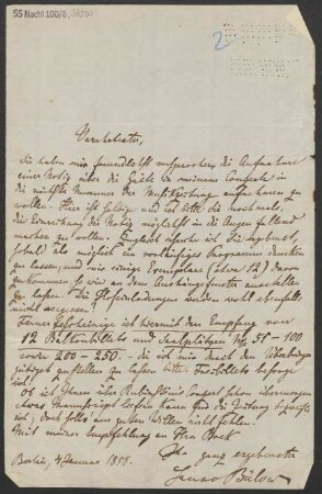 Brief an Adolph Fürstner : 04.01.1858