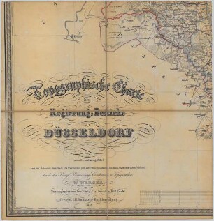 Topographische Karte des Regierungsbezirks Düsseldorf, Blatt 3 Dülken