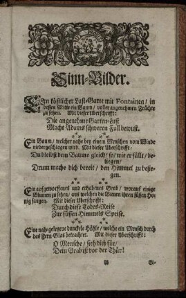 Sinn-Bilder.