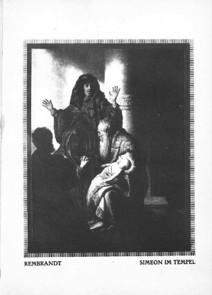 Simeon im Tempel.