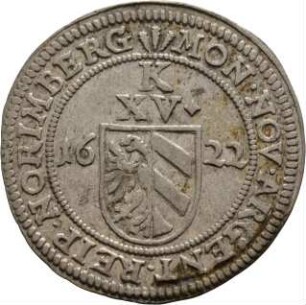 Münze, 15 Kreuzer, 1622