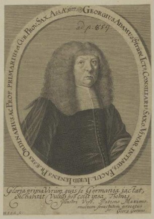 Bildnis des Georgius Adamus Struve