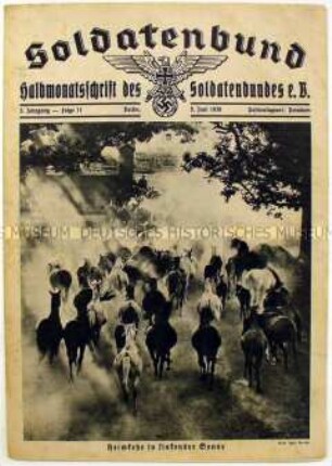 Umschlagblatt der Halbmonatszeitschrift des "Soldatenbundes e.V."