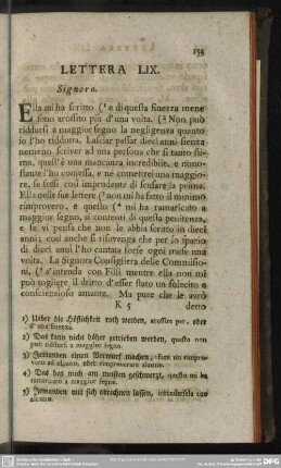Lettera LIX. Signora