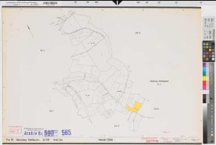 Würdinghausen (Kirchhundem), Zusammenlegung Würdinghausen, Bl. 4 Zuteilungskarte Kirchhundem Flur 18