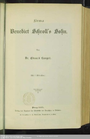 4: Firma Benedict Schroll’s Sohn