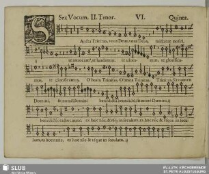 VI. Sancta Trinitas