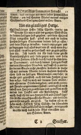 51-62, Um ein glaubiges Hertze ...