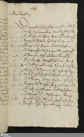 LandTagsProposition 2. Maij. Anno 1715.