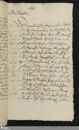 LandTagsProposition 2. Maij. Anno 1715.