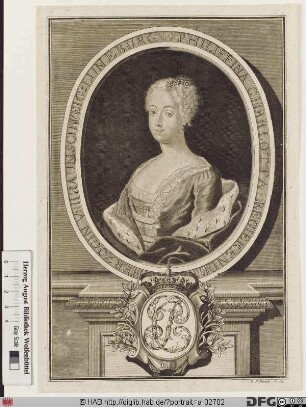 Bildnis Philippine Charlotte, Herzogin zu Braunschweig-Lüneburg-Wolfenbüttel, geb. Prinzessin von Preußen
