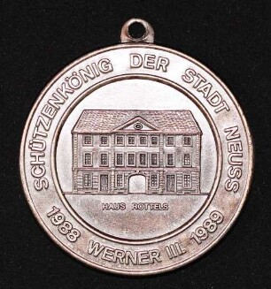 Orden Schützenkönig Neuss 1988/89 Werner Schlüter