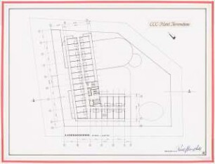 Hotel (»CCC«), Torremolinos: Grundriss 1.OG [1:200]