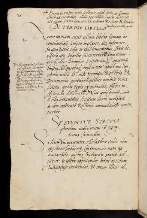 Sequuntur Statuta quaedam iudiciorum et cognitionis Causarum.