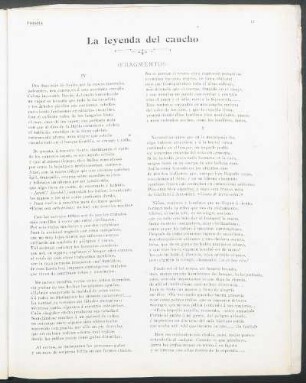 La leyenda del caucho : (Fragmentos)