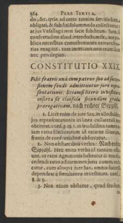Constitutio XXIX.